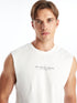 LC Waikiki Crew Neck Printed Men's Sleeveless T-Shirt